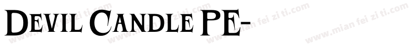 Devil Candle PE字体转换